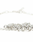 Twist Bracelet - Small | Magpie Jewellery | Silver | Detail Shot