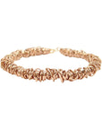 Twist Bracelet - Medium | Magpie Jewellery | Rose Gold | Detail Shot
