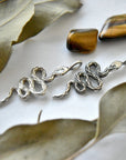 Silver Snake Pendant - Magpie Jewellery