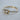 Rose-Cut White Diamond Engagement Ring with Tapered Baguette Accents - Magpie Jewellery