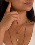 Double Petal Diamond Pendant - Magpie Jewellery
