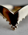 Masu Wide Chevron Band - Magpie Jewellery