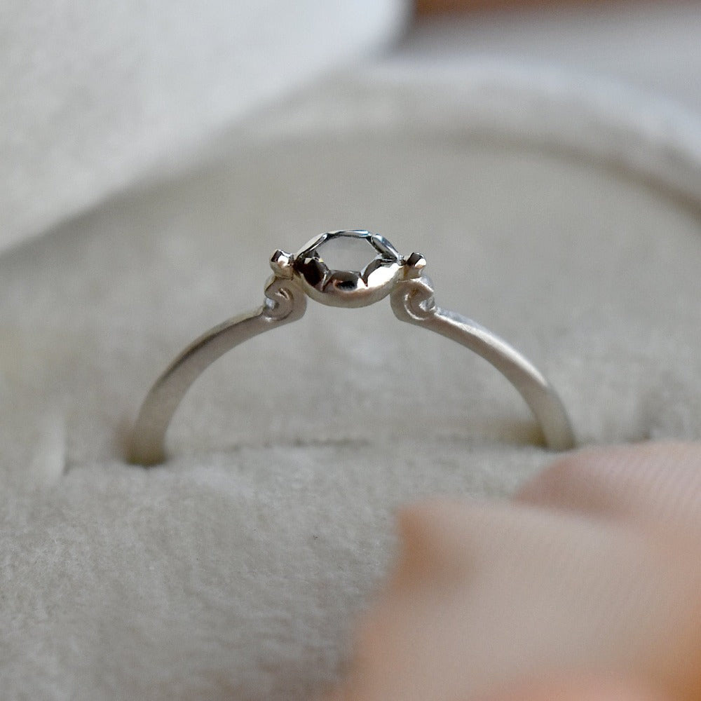 Lottie Diamond Stacking Ring - Magpie Jewellery