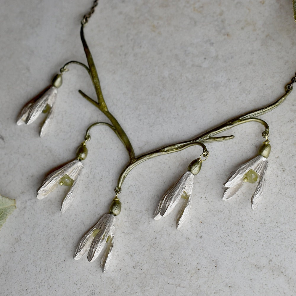 Snowdrops Statement Necklace - Magpie Jewellery