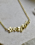 Flower Bar Necklace - Magpie Jewellery