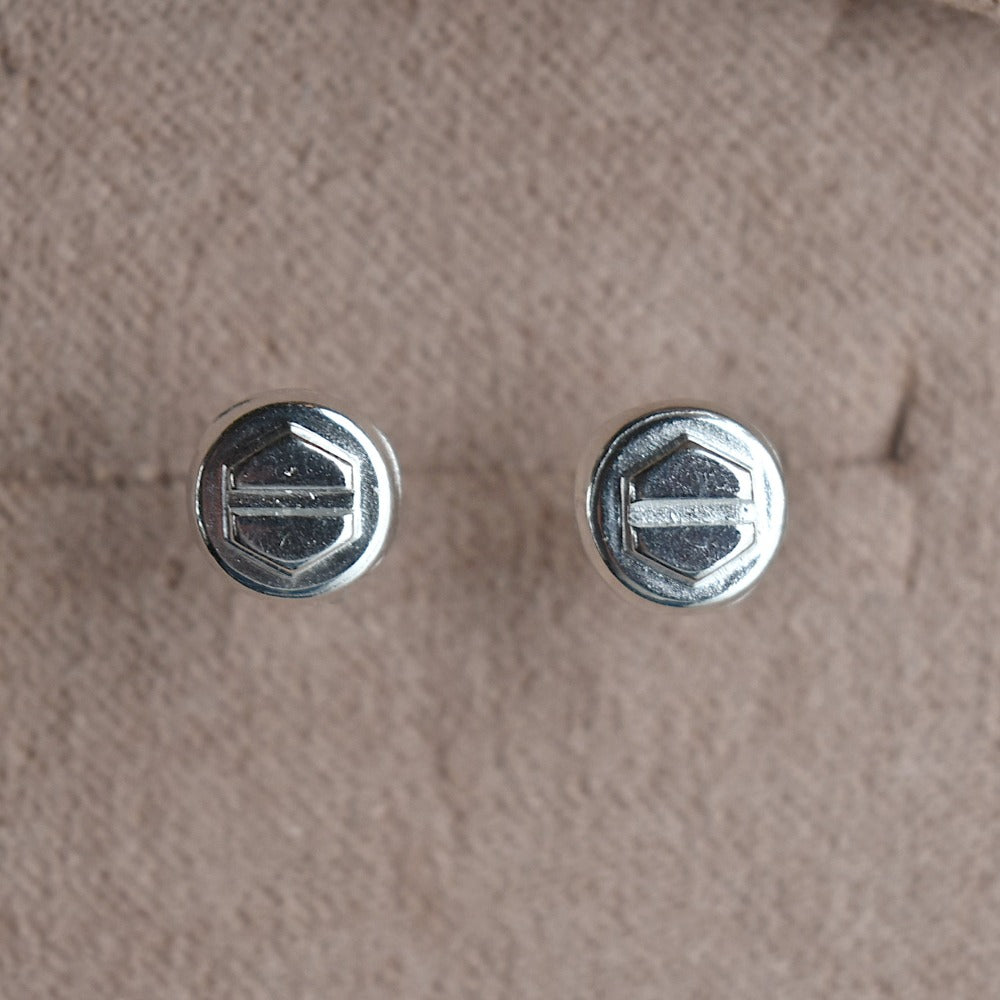 Screw & Washer Stud Earrings - Magpie Jewellery