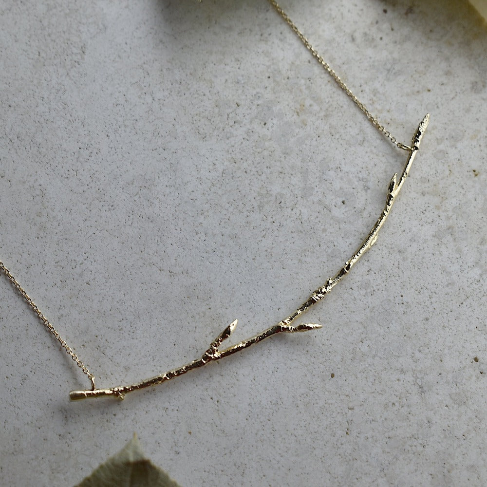 14ky Large Branch Necklace - Magpie Jewellery