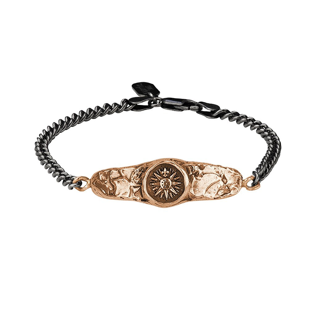 Direction Bar Bracelet Bronze | Magpie Jewellery