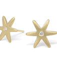Diamond Center Star Earring | Magpie Jewellery