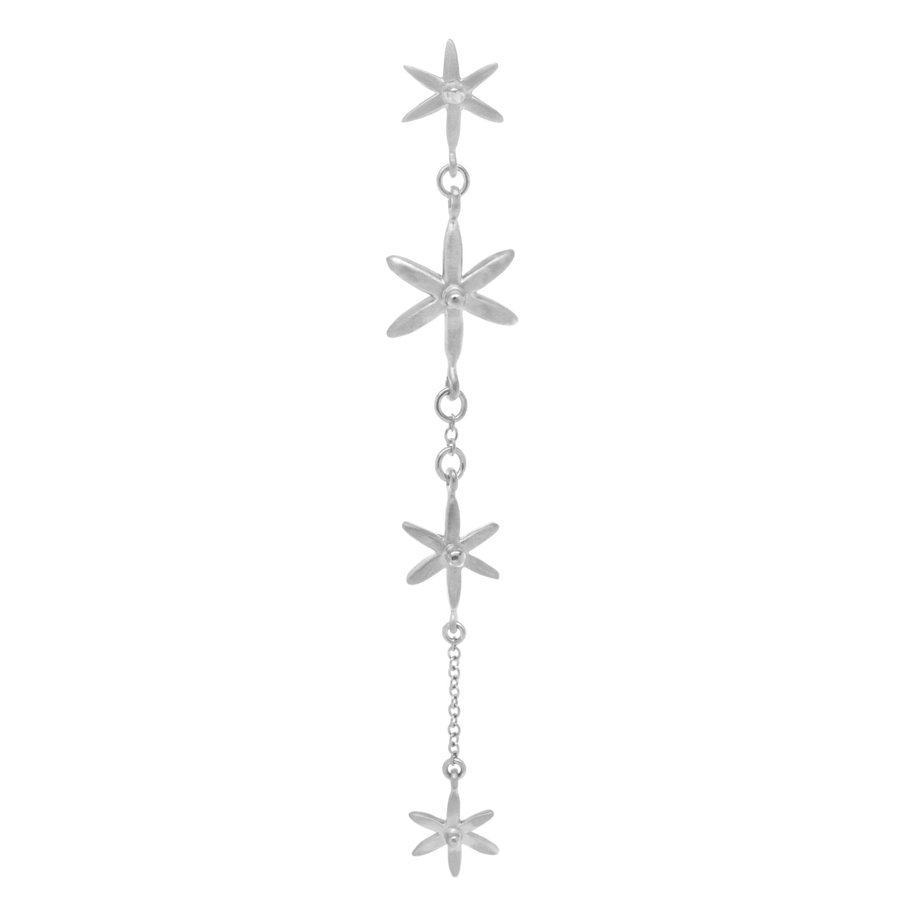 4 Star Dangle Earrings - Magpie Jewellery