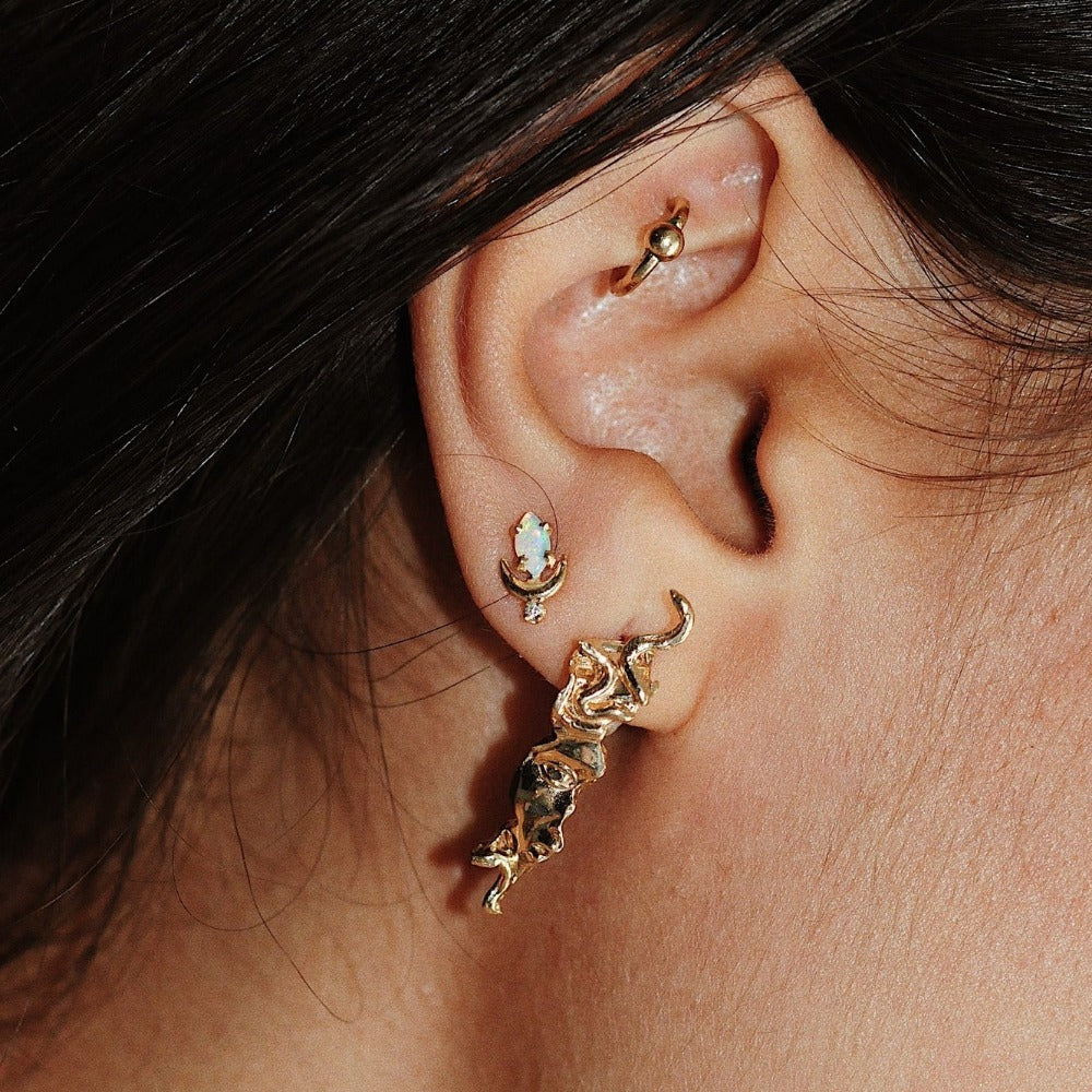 Lvna Stud Earrings - Magpie Jewellery