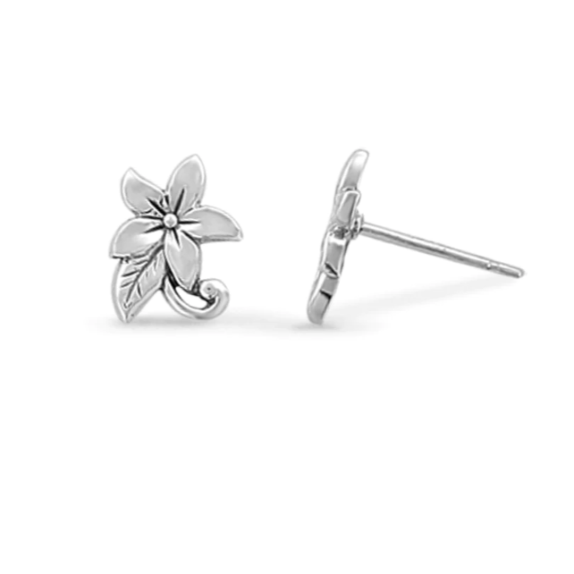 Plumeria 2025 stud earrings