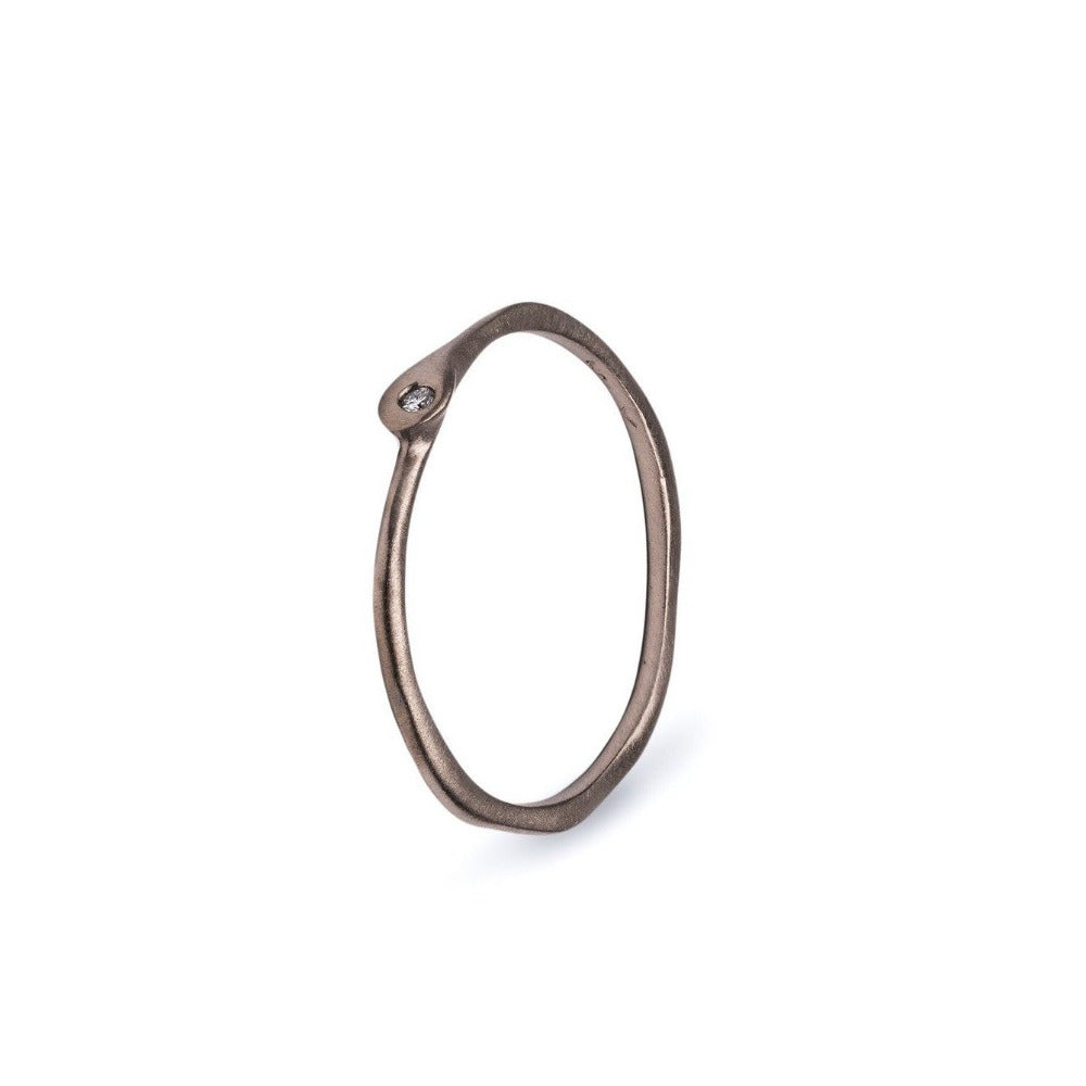 Diamond Micro Engagement Ring | Magpie Jewellery