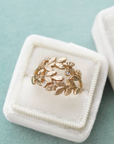 Golden Leaves Ring | Magpie Jewellery