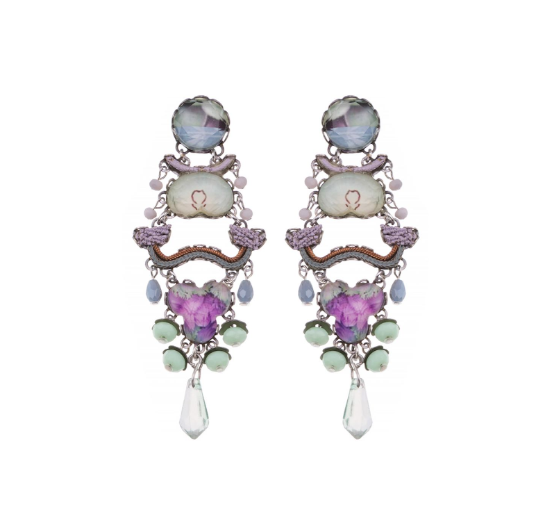 Lavender Fields,  'Hebe' Earrings - Magpie Jewellery
