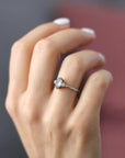 Grey Marquise Diamond Ring | Magpie Jewellery