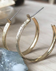 Antonin Hoop Studs - Magpie Jewellery