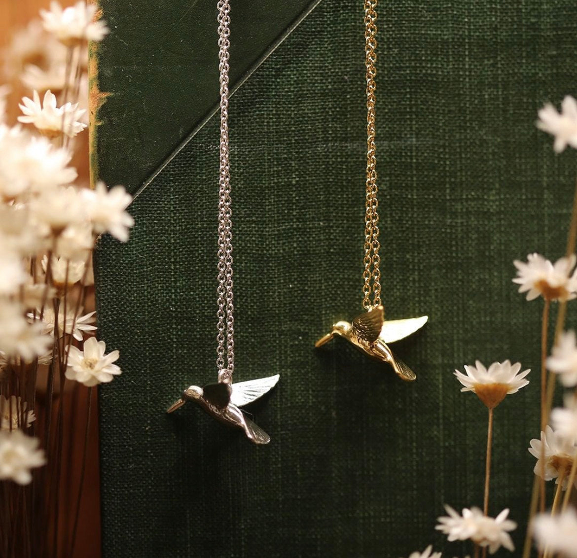 Hummingbird Necklace - Magpie Jewellery