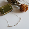 Curved Branch Bar Necklace - Magpie Jewellery