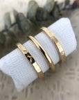 14k Large Bands - Magpie Jewellery