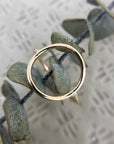 14k Circle Ring - Magpie Jewellery