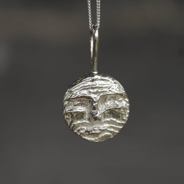 Moon Face Pendant - Magpie Jewellery