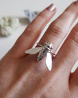 Sculptural Bee Ring - Magpie Jewellery
