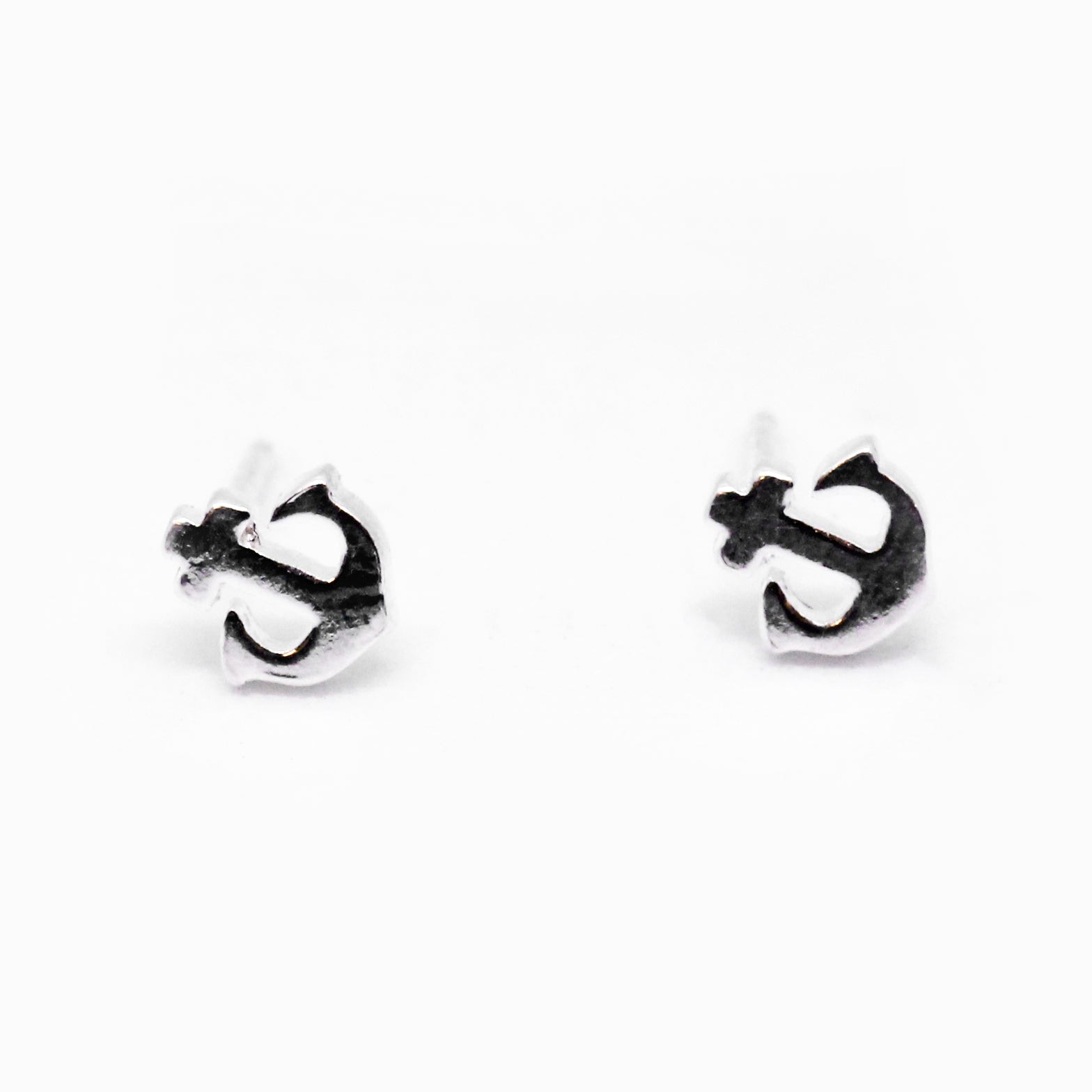 Anchor Studs - Magpie Jewellery
