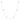 Luna Ruby Station Necklace - Magpie Jewellery