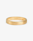 3.7mm Square Gilded Band YG | Magpie Jewellery