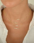 Cascade Diamond Necklace - Magpie Jewellery