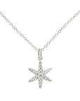 Diamond Pave Star Necklace - Magpie Jewellery
