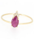 Ruby & Diamond Ring - Magpie Jewellery