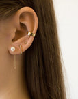 Petite Pearl Threader Earrings - Magpie Jewellery