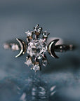 Rosecut Diamond Wandering Star Ring - Magpie Jewellery