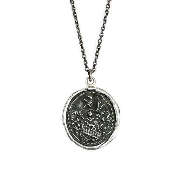 Heart of the Wolf Talisman-Silver