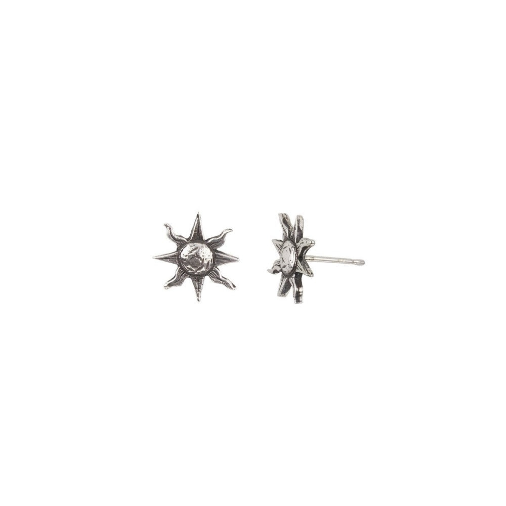 Sun Symbol Studs - Magpie Jewellery