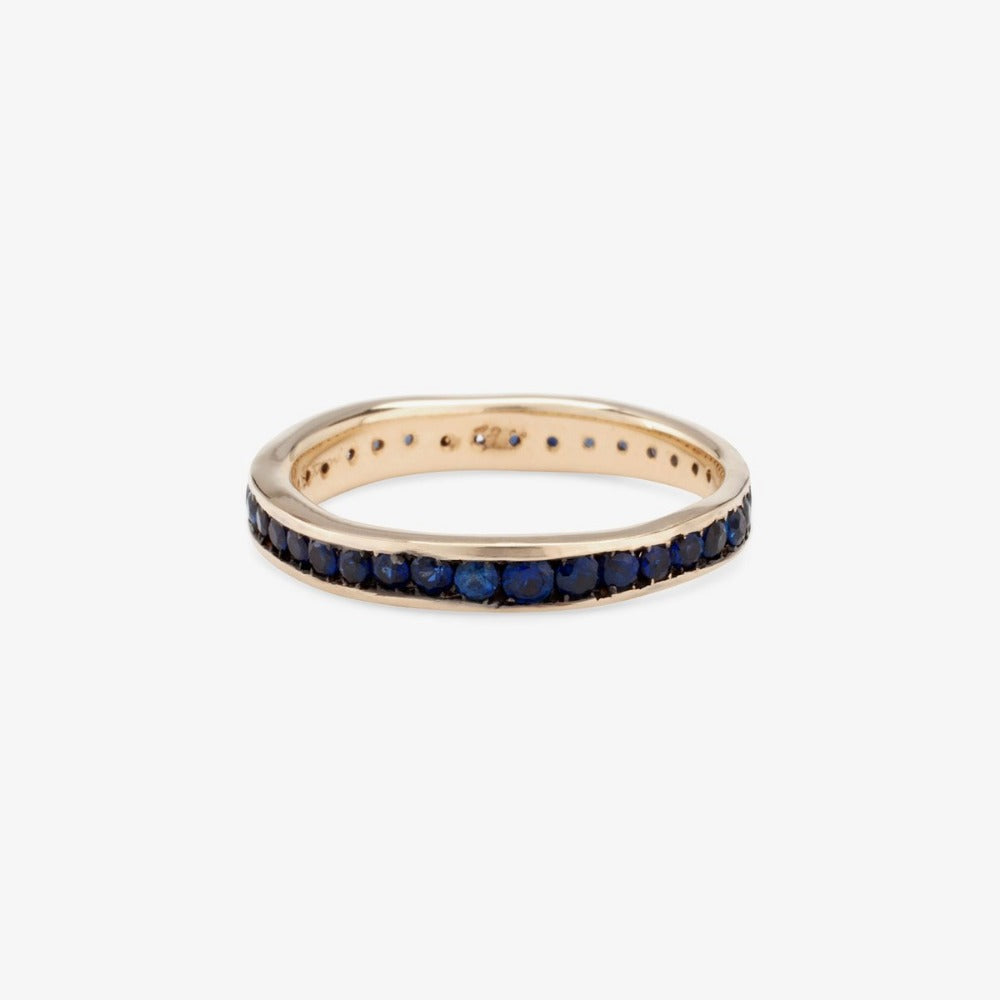 Sapphire Absolute Band WG | Magpie Jewellery