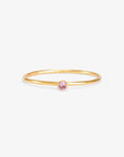 Baby Sapphire in Pink Birthstone Ring (September) | Magpie Jewellery