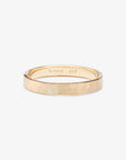2.8mm Hammered Rose Gold Band | Magpie Jewellery