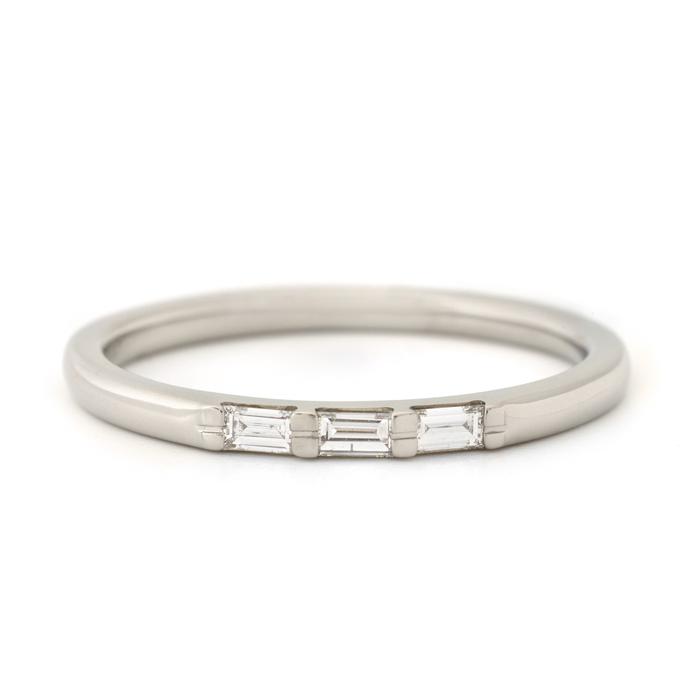Lively Diamond Baguette Band - Magpie Jewellery