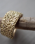 Wide Pock Diamond & Gold Band | Magpie Jewellery