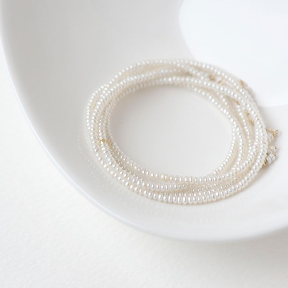 Freshwater pearl 2025 wrap bracelet