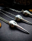 Hummingbird Skull Necklace - Magpie Jewellery