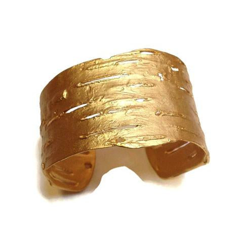 Birch Bark Cuff Bracelet - Magpie Jewellery