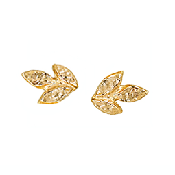 Three Leaf Studs | Magpie Jewellery