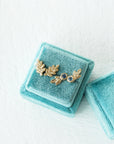 Gold Branches Studs - Magpie Jewellery