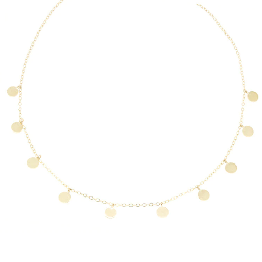 Confetti Necklace Gold - Magpie Jewellery