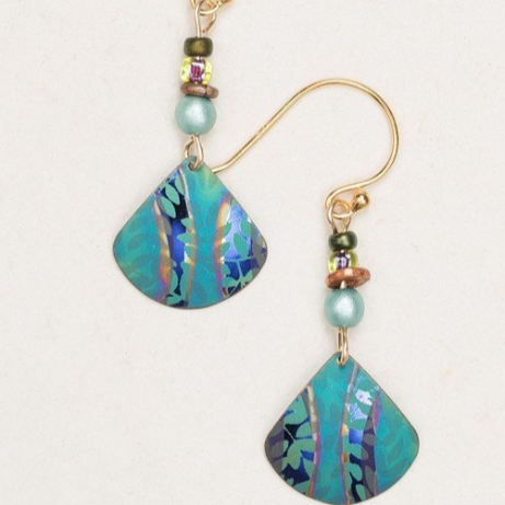'Painterly' Drop Earrings - Magpie Jewellery
