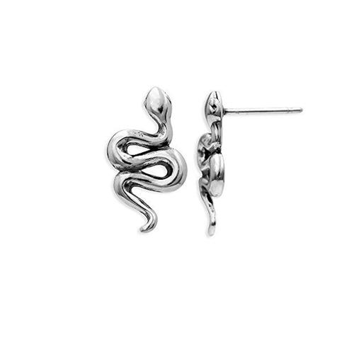 Slithering Snake Studs - Magpie Jewellery